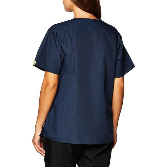 π2/$20πWONDERWINK Women's Scrubs Bravo 5 Pocket V-Neck Top, Navy, Large - Picture 13 of 14